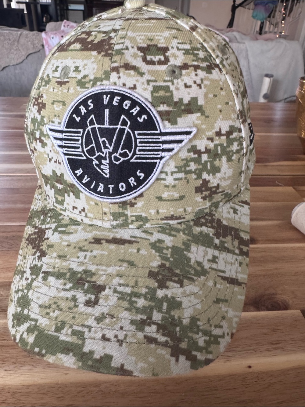 New Era Las Vegas Aviators Camo Baseball Cap - Green/Tan/White